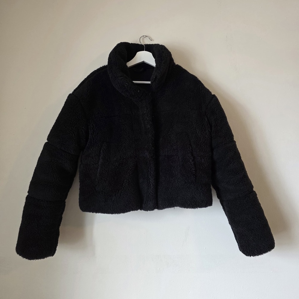 ALO Yoga Black Fleece Jacket